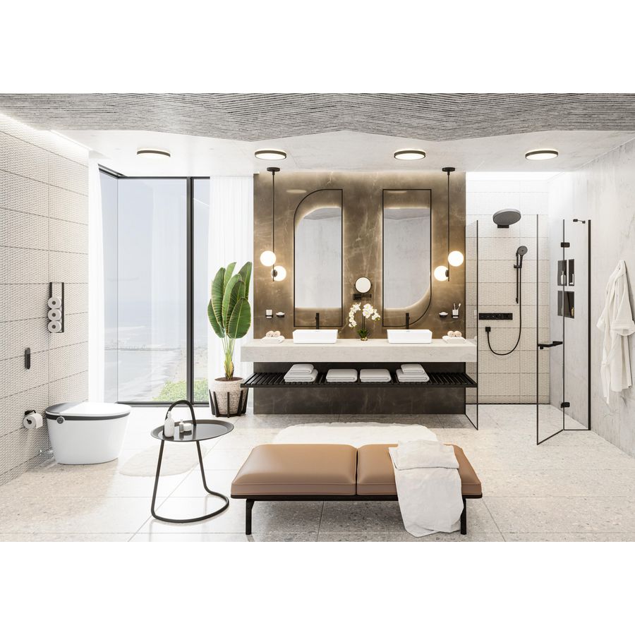 Rainfinity PowderRain handdouche 130 3 straalsoorten mat zwart