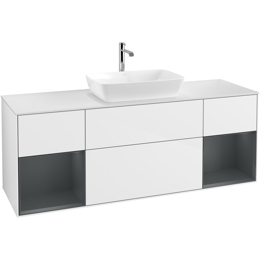 Wastafelonderkast Finion 1600x603x501mm G.White.L G861HGGF