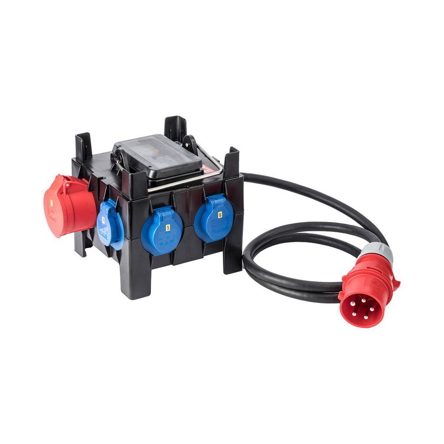 mobiele verdeelkast Imst 2mtr. 5G4 32/5/400-32/5/400 6xSchuKo+ALS