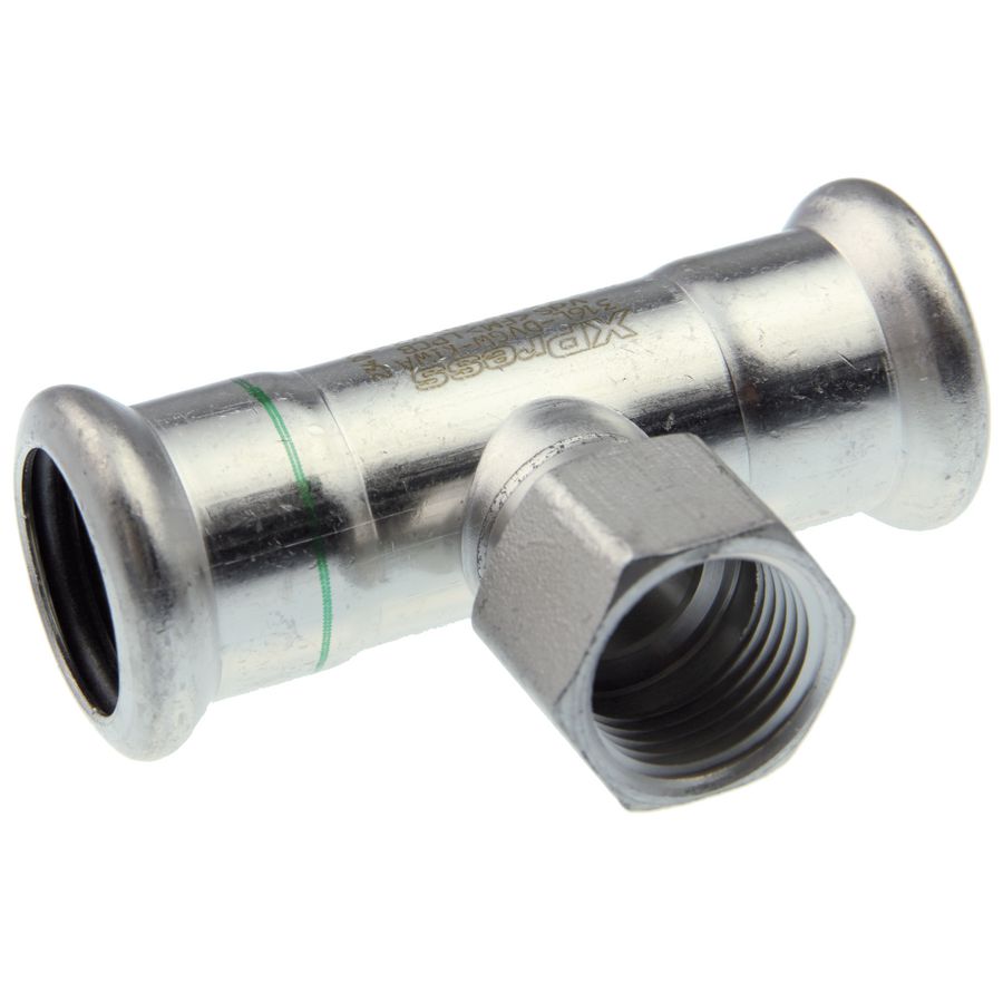 T-koppeling verlopend Xpress RVS 316L 28x1"bn.x28mm R2718 VVE=5