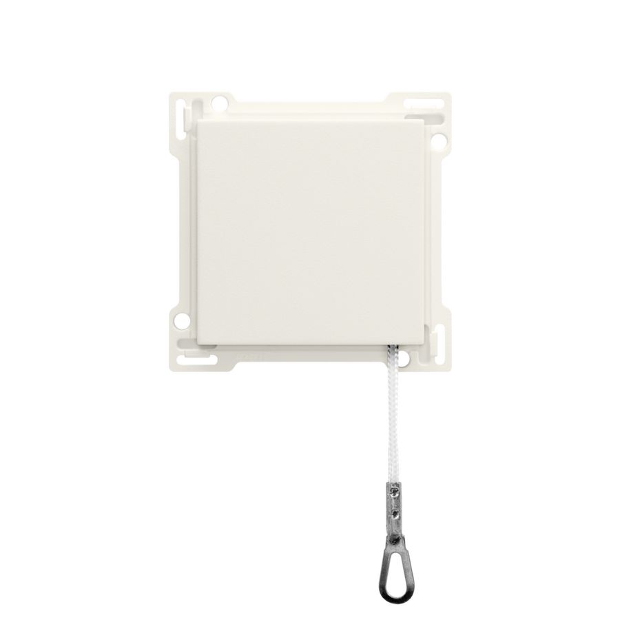 Afwerkingsset voor trekschakelaar cotton white textured