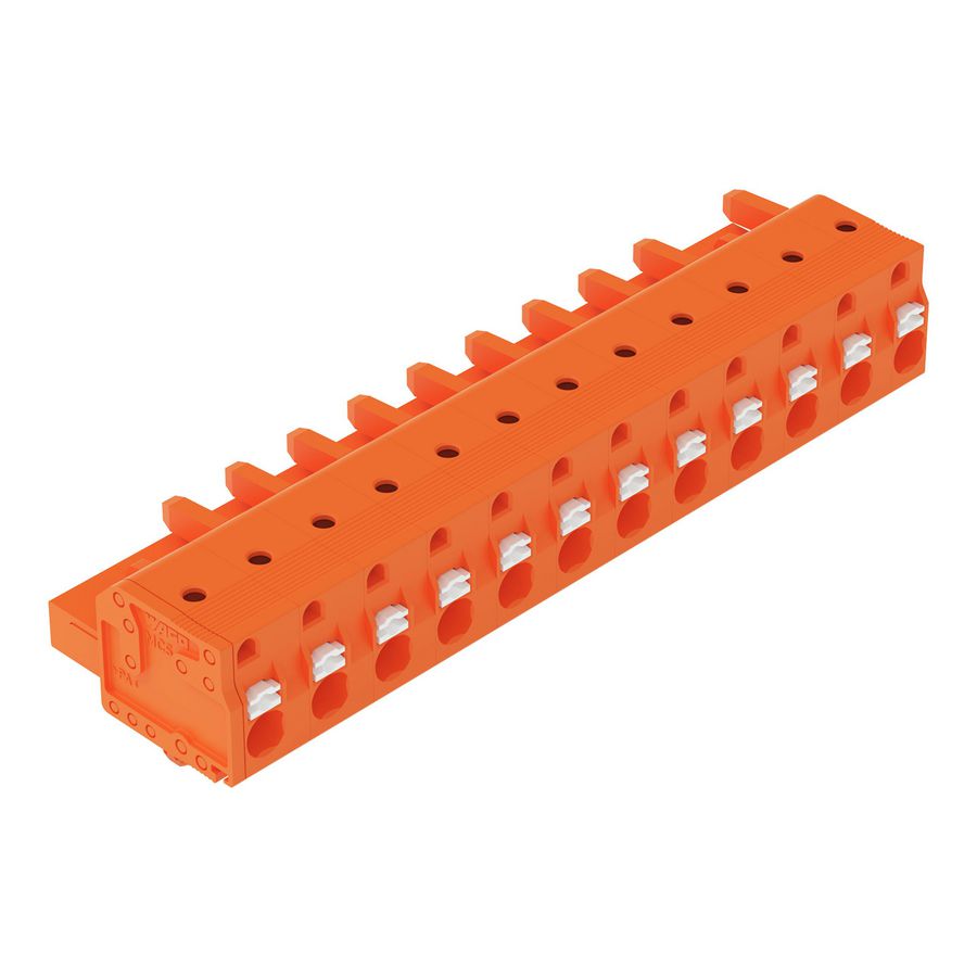 1-draads FE steker Druk oranje 2231-712/008-000 VVE=25