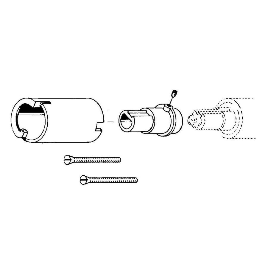 Verlengset 35mm Vario inbouwthermostaten 08040290+08050290