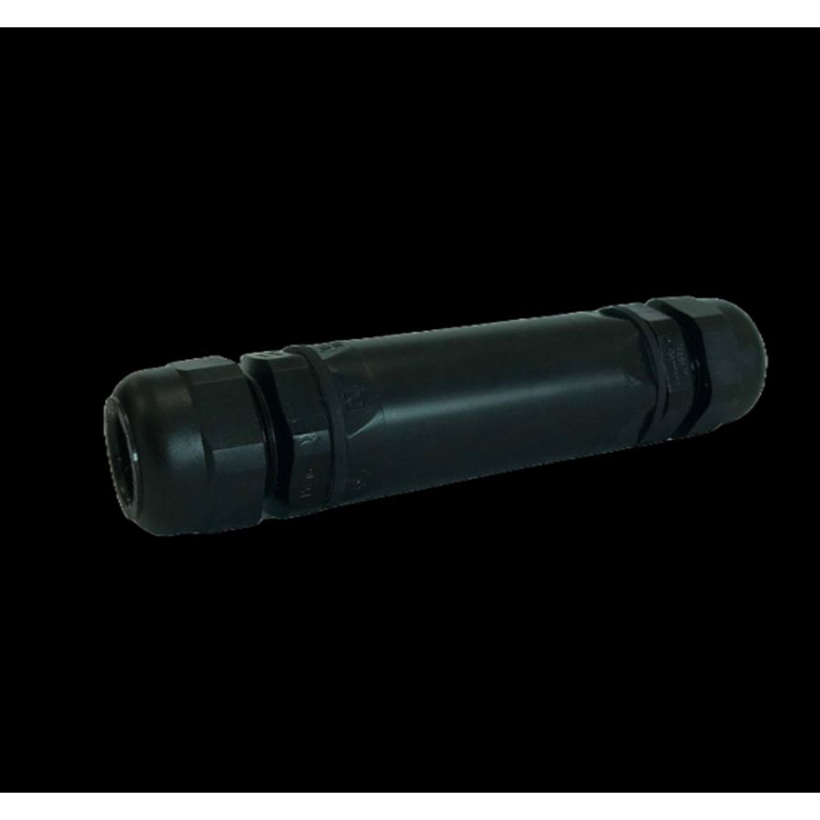 Kabelverbinder, M25 met 3x connector en 2x wartel ESKV25, zwart (788/ESKV25/221-2411B) VVE=15