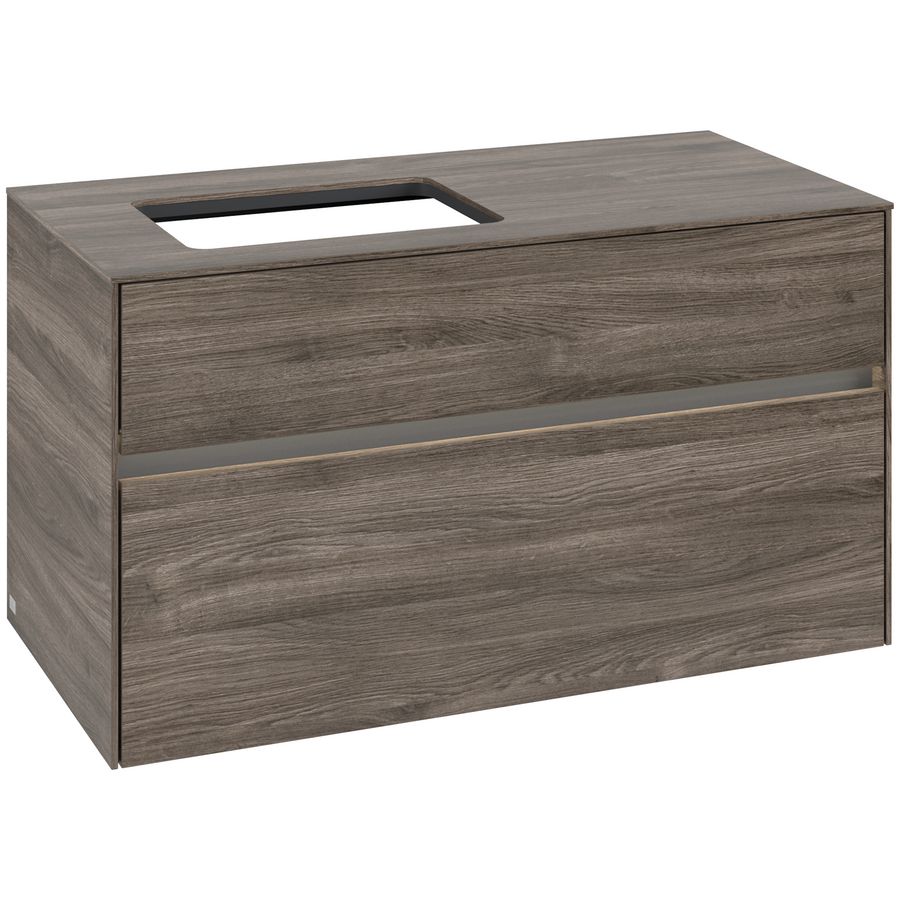 Wastafelonderkast Collaro 1000x548x500mm Sto.Oak C110B0RK