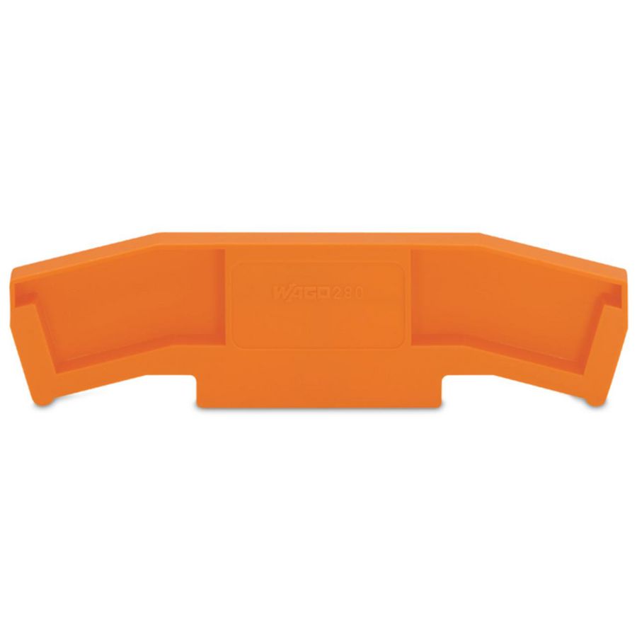 Afsluit-+tussenplaat 5mm oranje 280-333 VVE=25