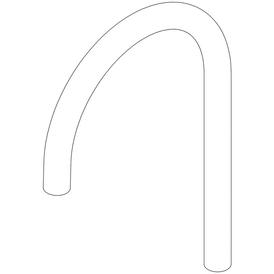 Uitloop 376x265x28mm chr
