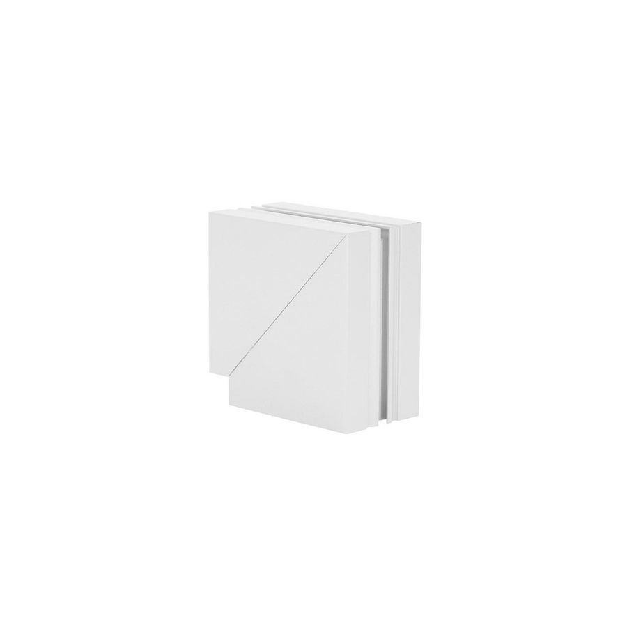 Hoek MINI CONTINUUM 2 verticaal 90°  wit opaal