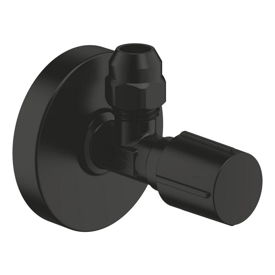 Hoekstsopkraan 1/2" x 3/8" Matte Black