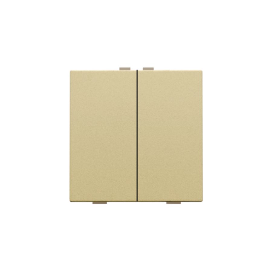 2-voudige drukknop Home Control gold coated