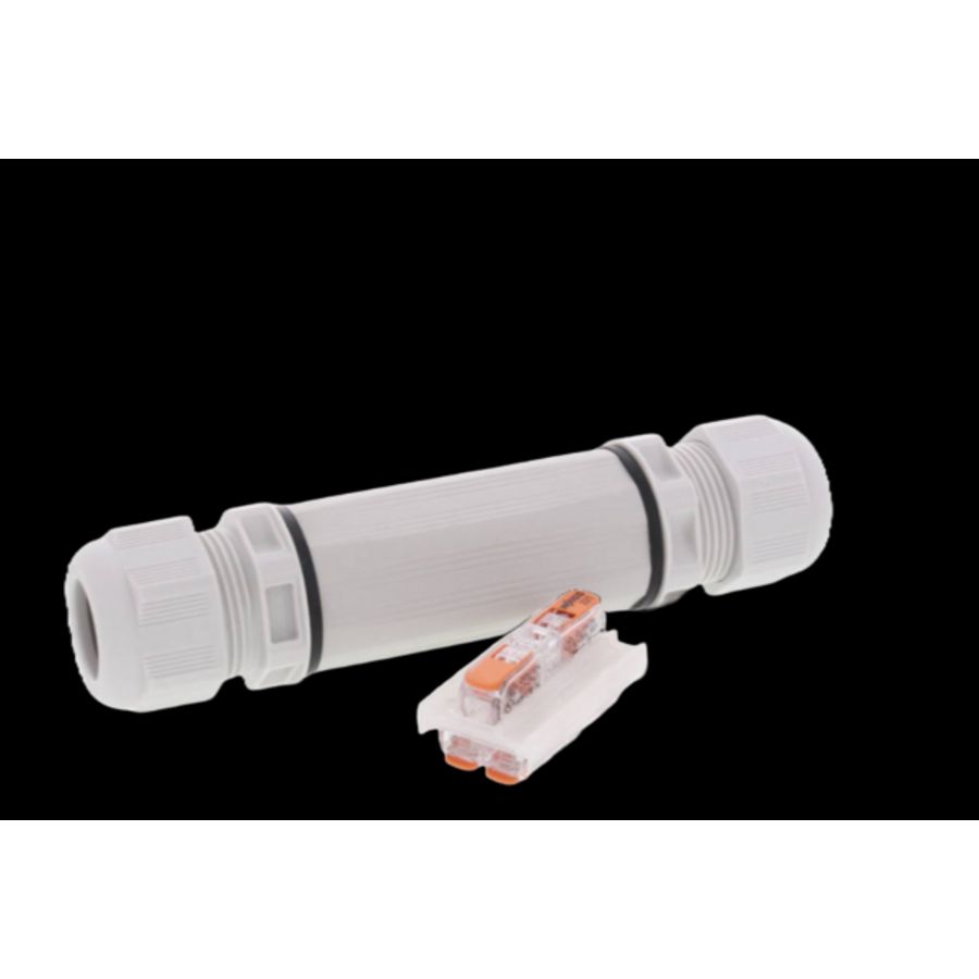 Kabelverbinder, M25 met 3x connector en 2x wartel ESKV25, grijs (788/ESKV25/221-2411L) VVE=15