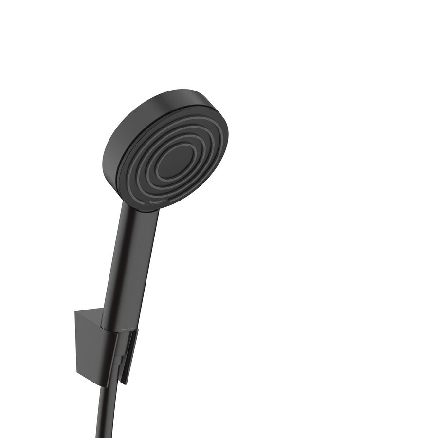 Pulsify S douchehouderset 105 1 straalsoort EcoSmart+ met doucheslang 125cm mat zwart