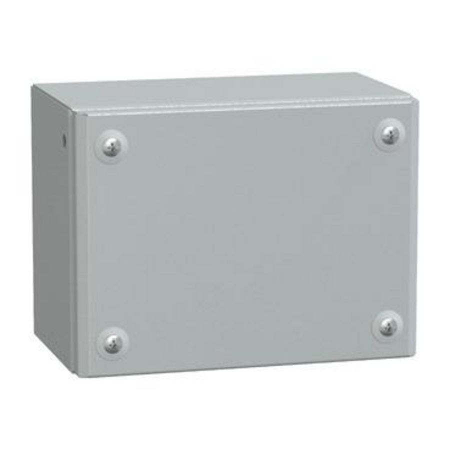 IndustriEle doos Volle deur 150x200x120mm IP66 IK10 Metaal -