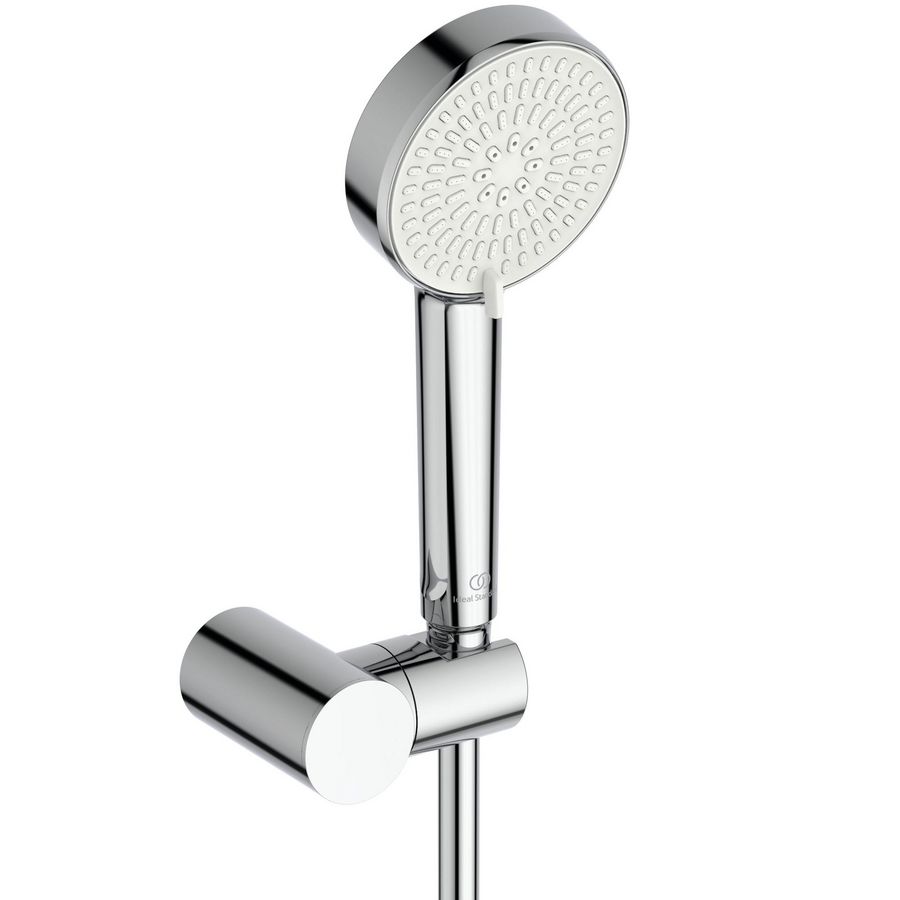 Handdouche Idealrain  multi straalsoorten 8/m. 100mm chroom/wit