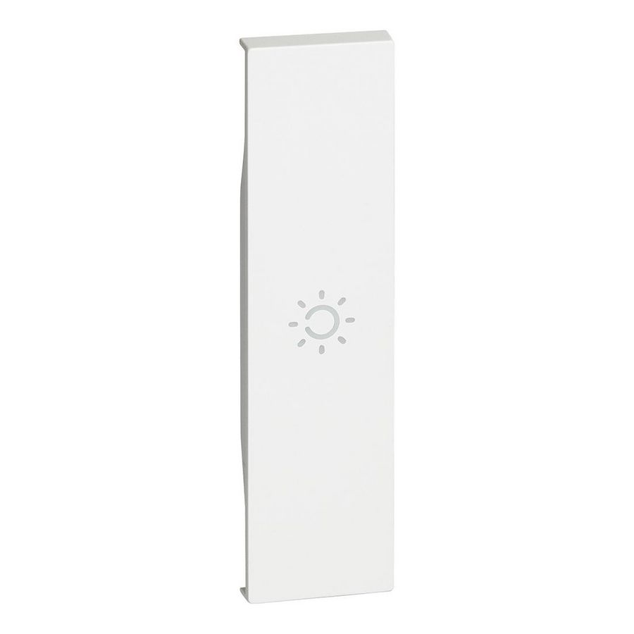 Toets + lichtsymbool wit 1 module LivingNow