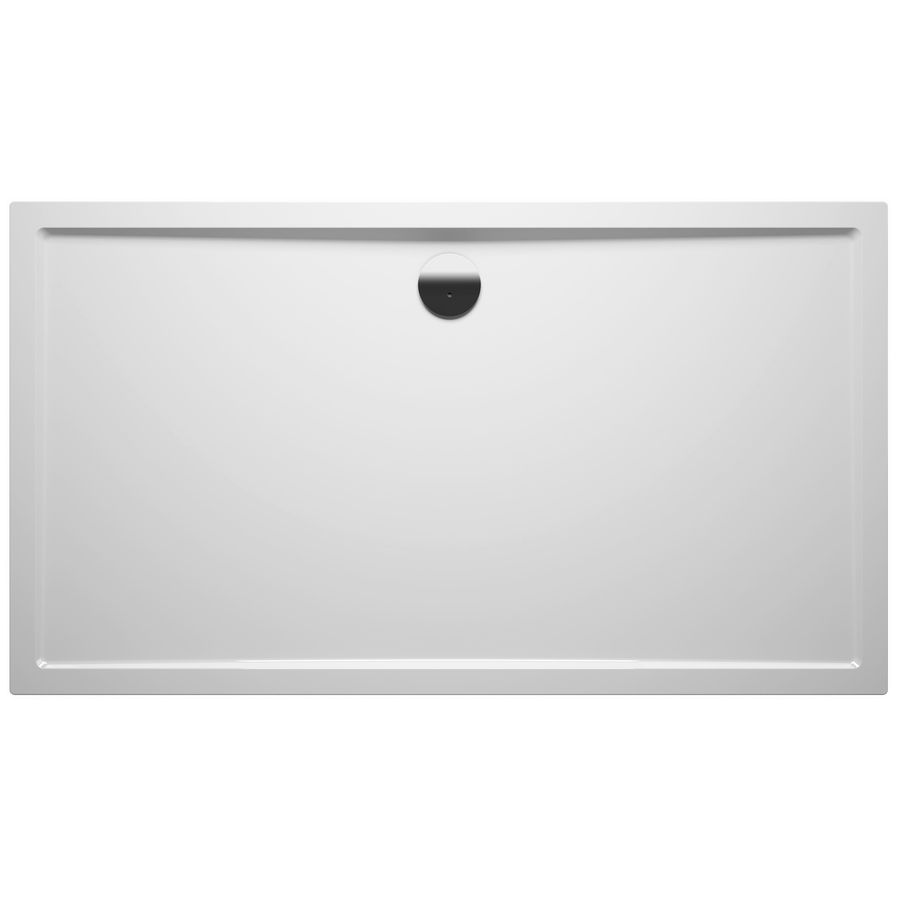 Douchebak SION 160x90cm acryl wit randhoogte 4,5cm glans excl. pootset