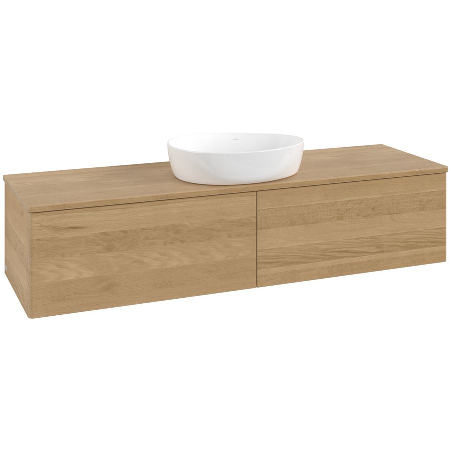 Wastafelonderkast Antao 1600x360x500mm Honey Oak K36011HN