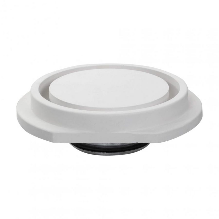 Rond toe-/afvoerventiel instucbaar zonder frame Ø125mm