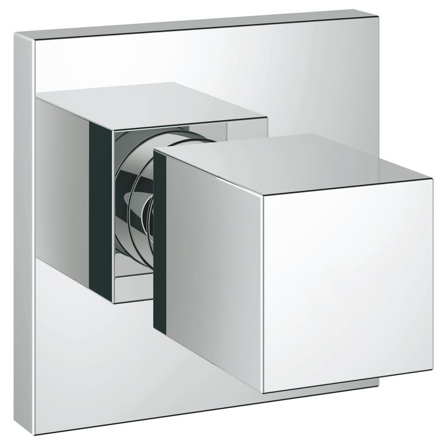 Eurocube afbouwset v.stopkraan chroom