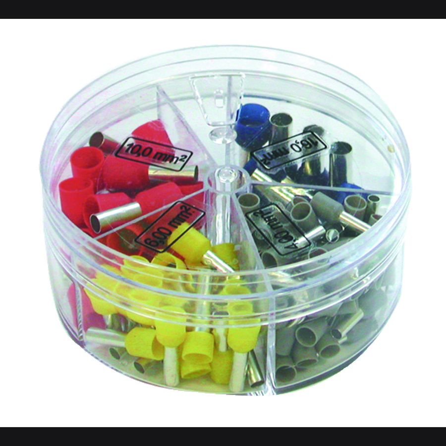 Assortimentdoos kleurserie III DIN grijs geel rood blauw