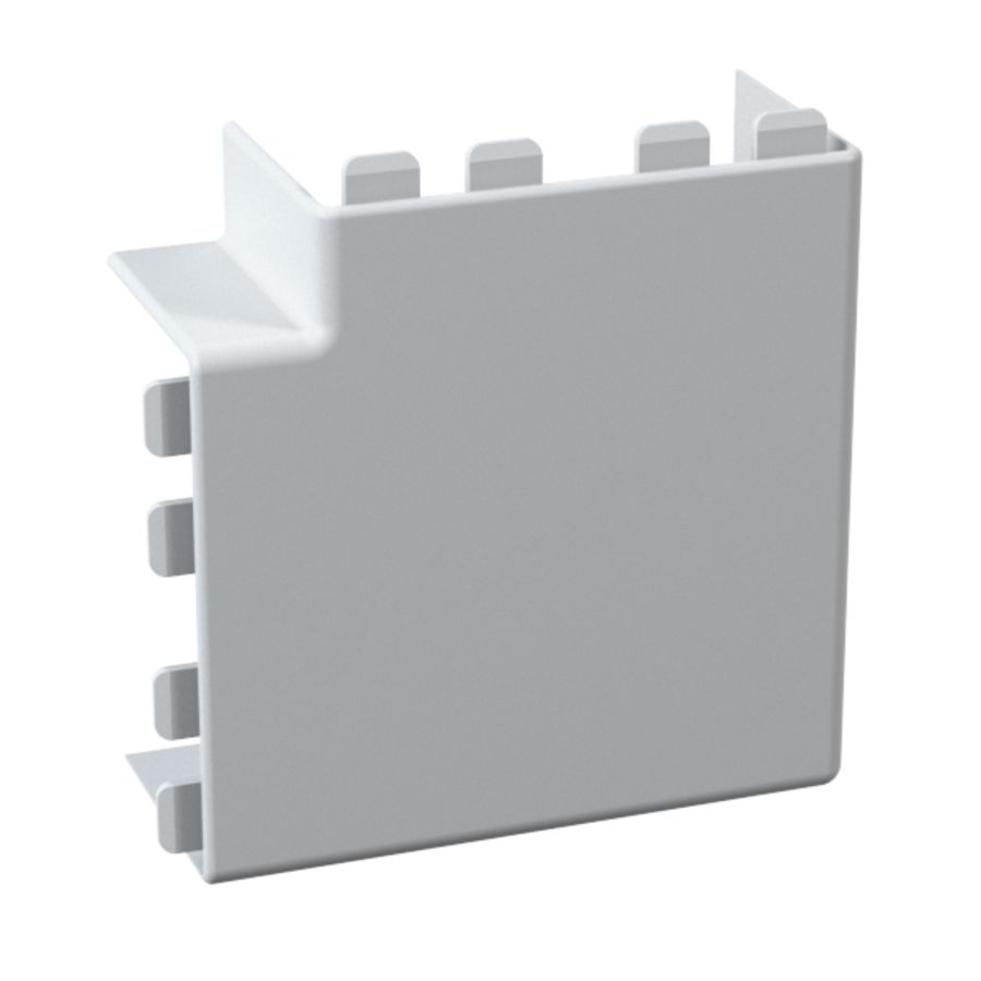 Verticaal hoekstuk GGK LFG 40x90 cremewit RAL9001