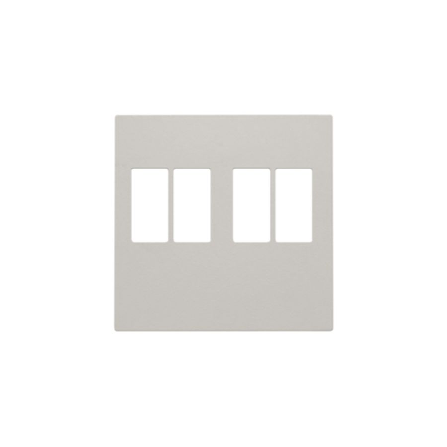Afwerkingsset 2-voudige luidsprekeraansl. light grey