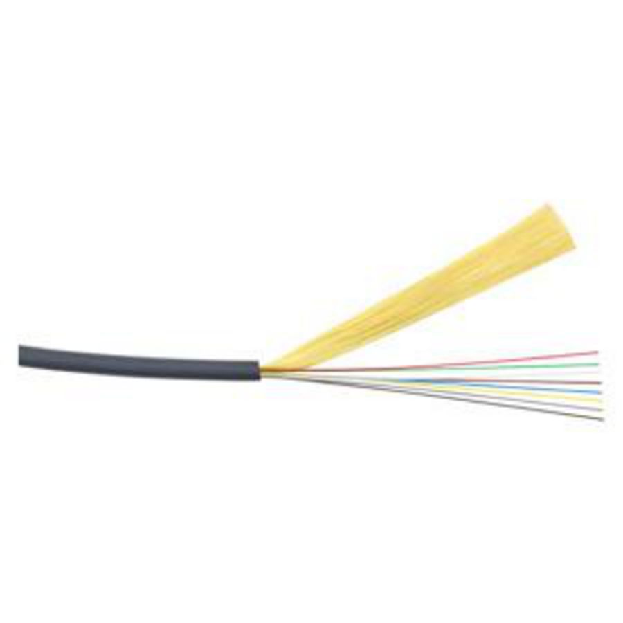 8-FIBER OPTIC CABLE REEL-500M-FOR OUTDOOR USE- BLACK