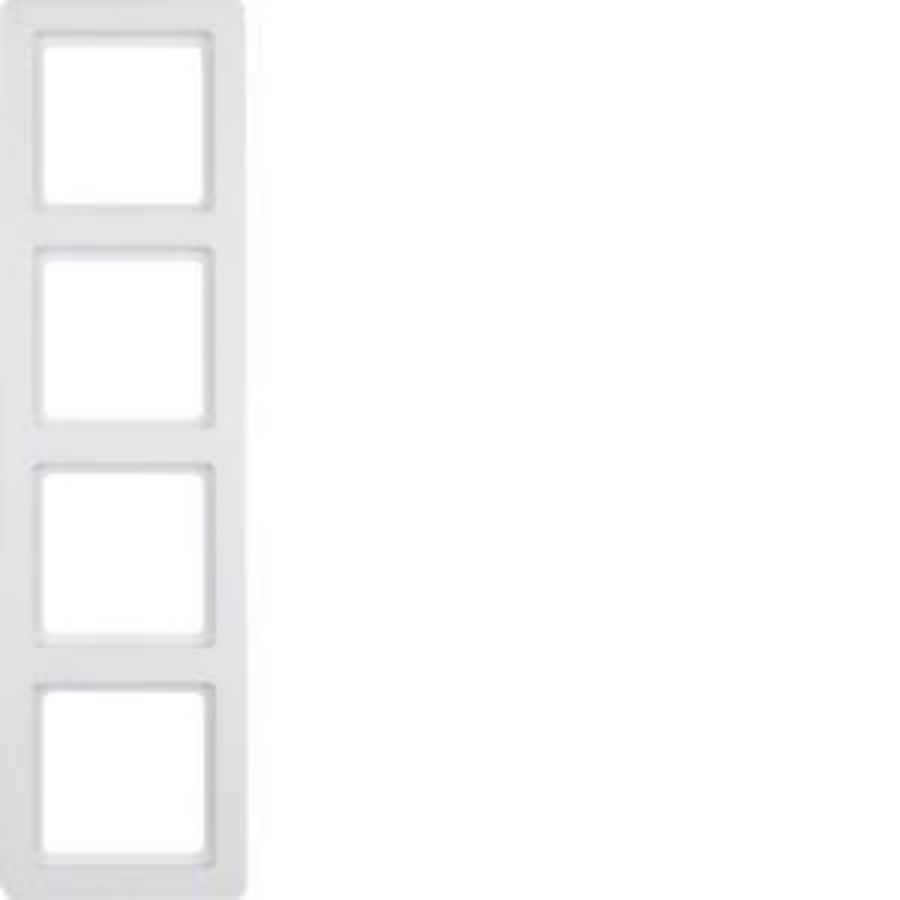 Afdekraam 4-v berker Q.1 polarwit soft-finish