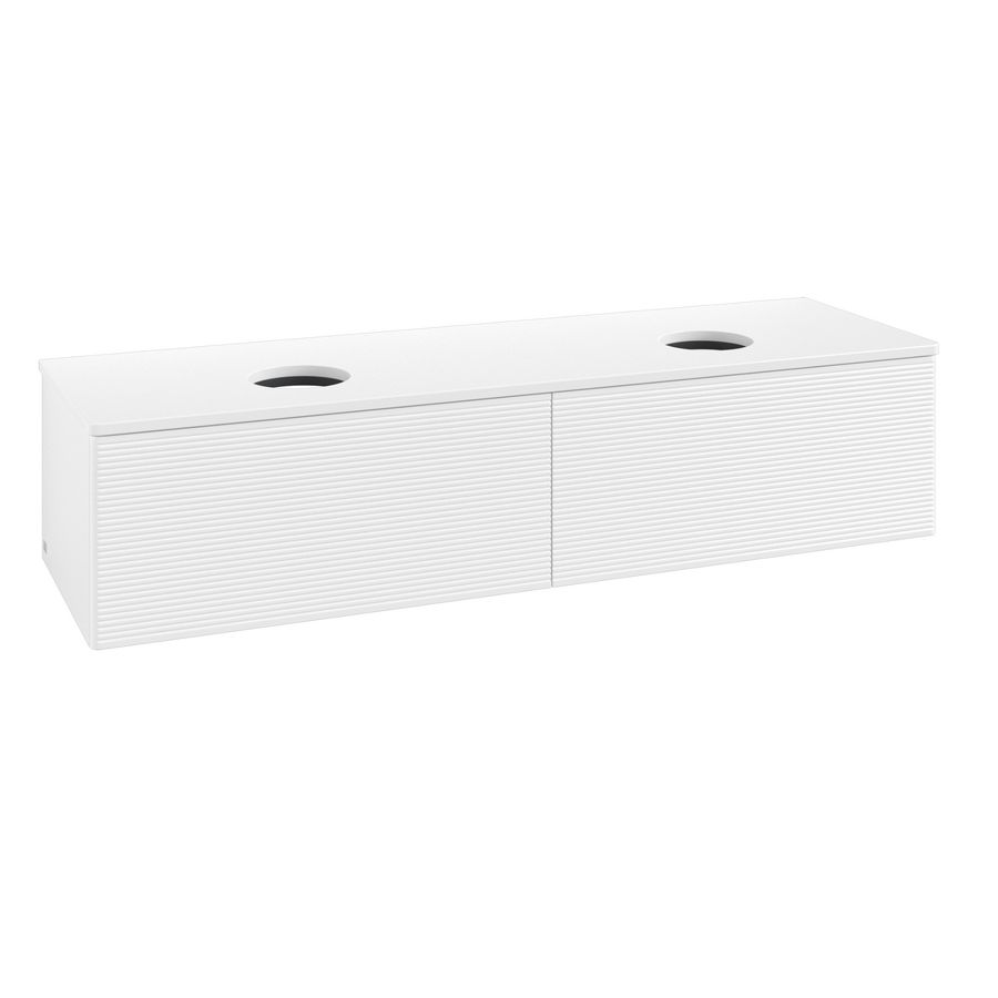 Wastafelonderkast Antao 1600x360x500mm White Matt Lacquer K39110MT