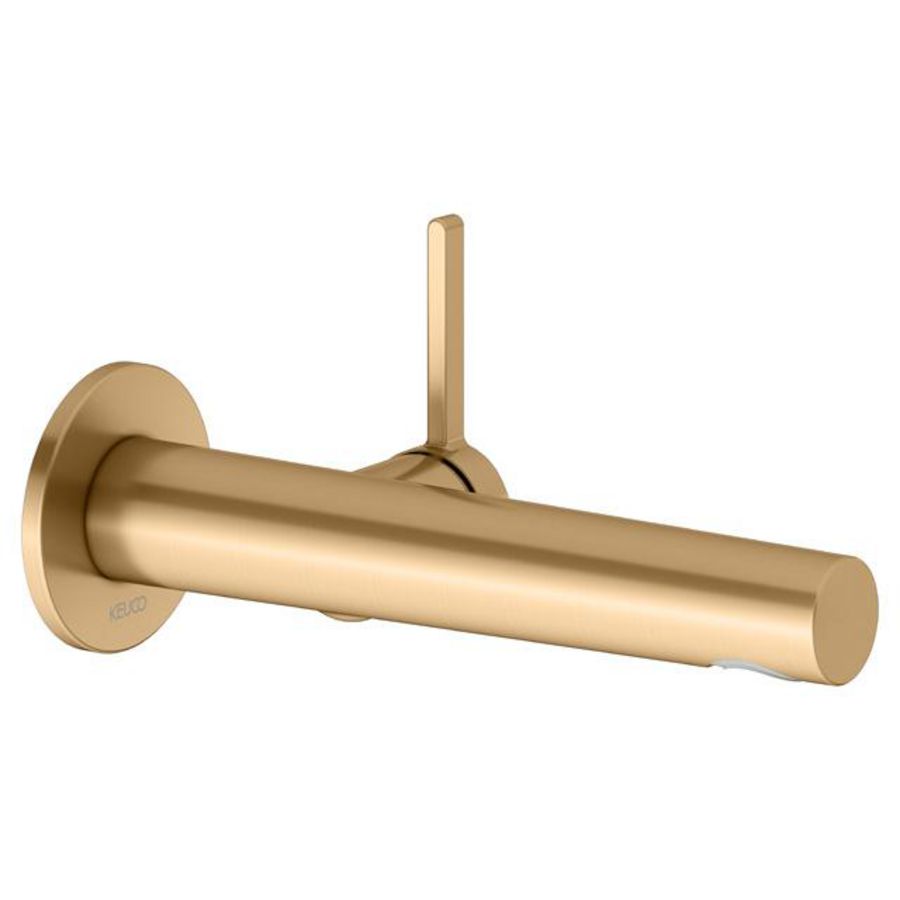 1-hendel wastafelmengkraan UP wandmontage 197mm messing 51516251101