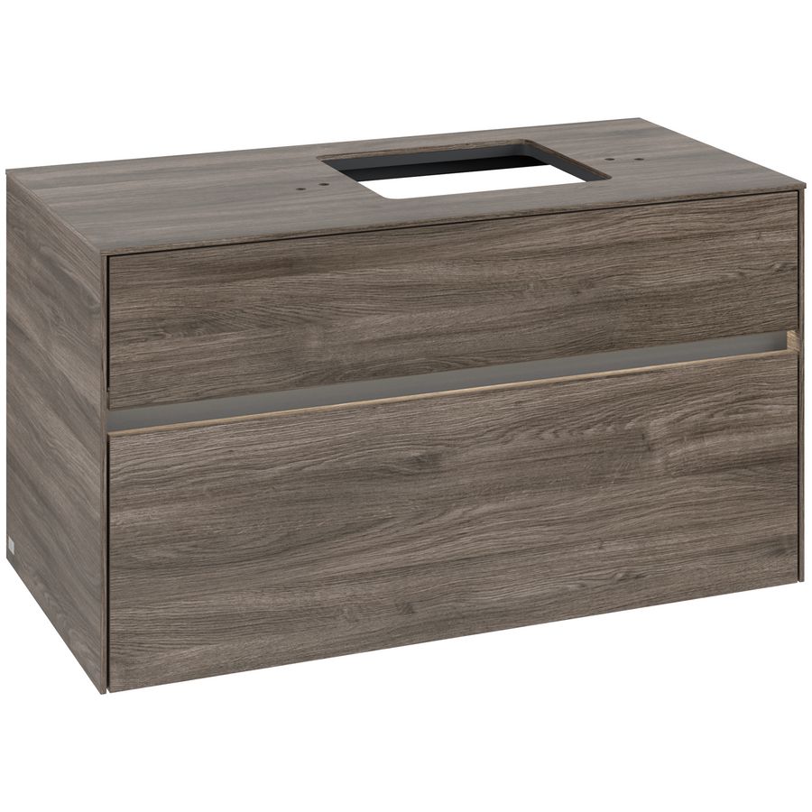 Wastafelonderkast Collaro 1000x548x500mm Sto.Oak C127B0RK