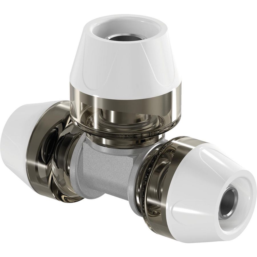 T-koppeling verlopend RTM messing 16x20x16mm