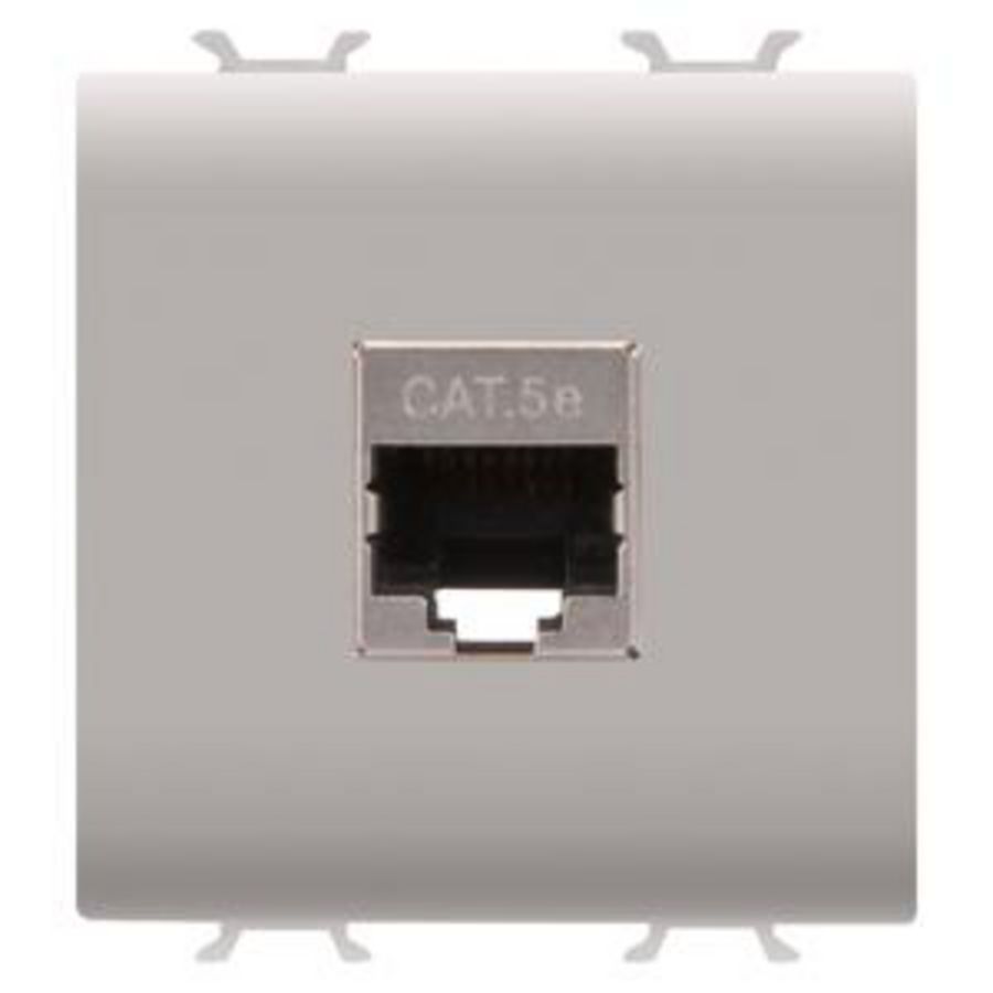 RJ45 SOCKET-CATEGORY 5e-FTP-2 MODULES-NATURAL SATIN
