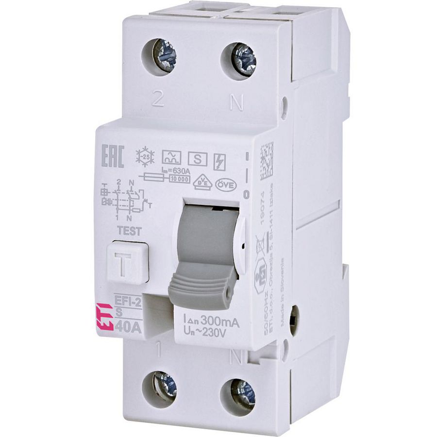Aardlekschakelaar selectieve bescherming EFI-2 40A 300mA 2-polig 2064733