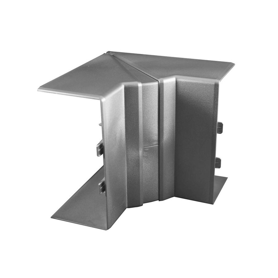 Binnenhoekstuk GGK BR/d 60x130/80 aluminium look