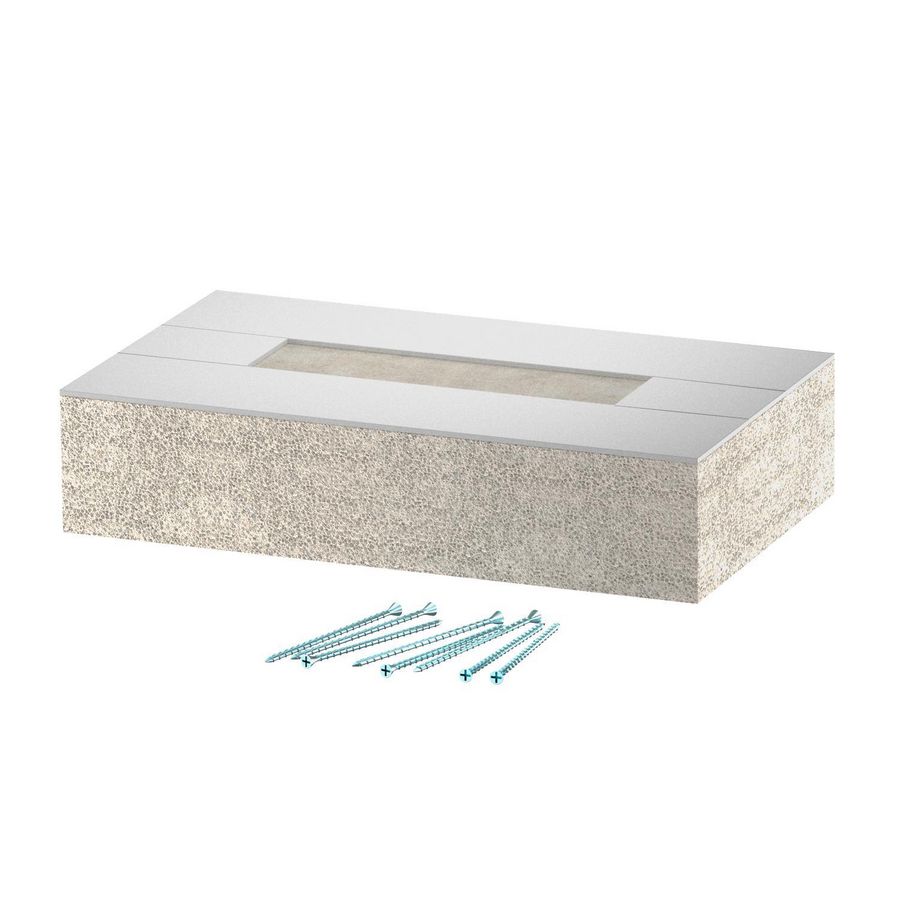 Eindstuk voor BSKD09-K0511 50x110 glasvezel grijs