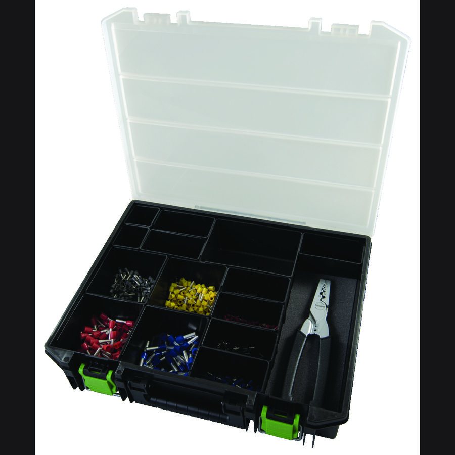 Assortimentdoos adereindhulzen kleurserie DIN 270882/DIN