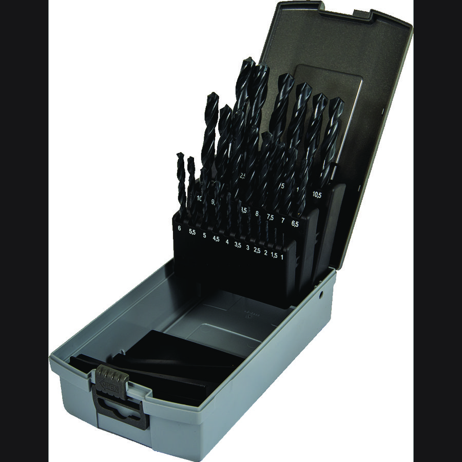 Gereedschapset HSS rolgewalst 1-13mm