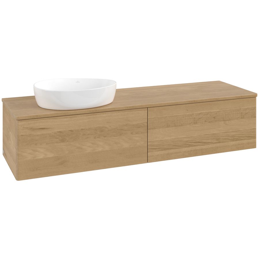 Wastafelonderkast Antao 1600x360x500mm Honey Oak K37011HN