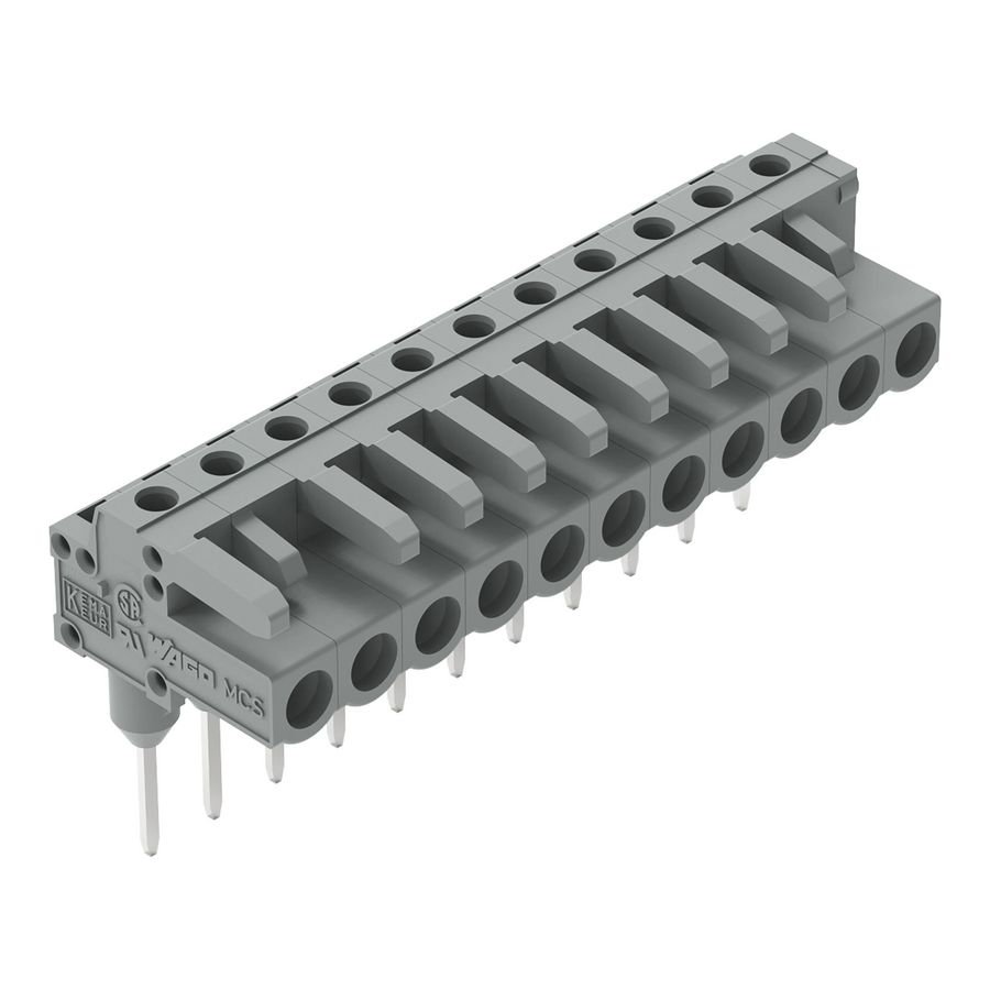 FE steker rijgklem 0,6x1mm HA 232-241/005-000 VVE=25