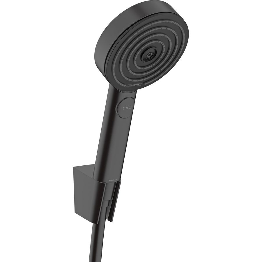 Pulsify Select S doucheset 105 3 straalsoorten Relaxation EcoSmart met doucheslang 125cm mat zwart