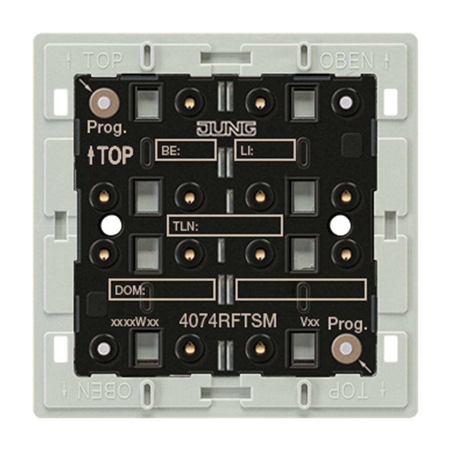 Tastermodule 4-voudig KNX RF