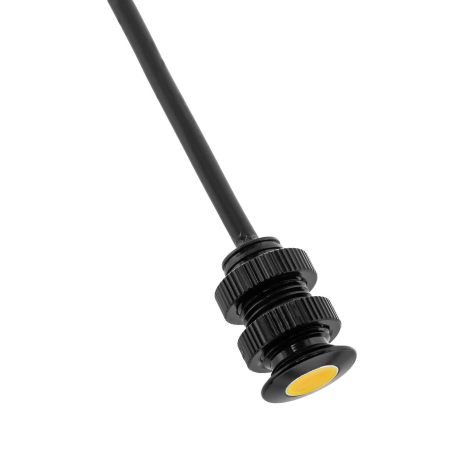 LED mini IP67 11mm 0,5W 3000K zonder lens zwart
