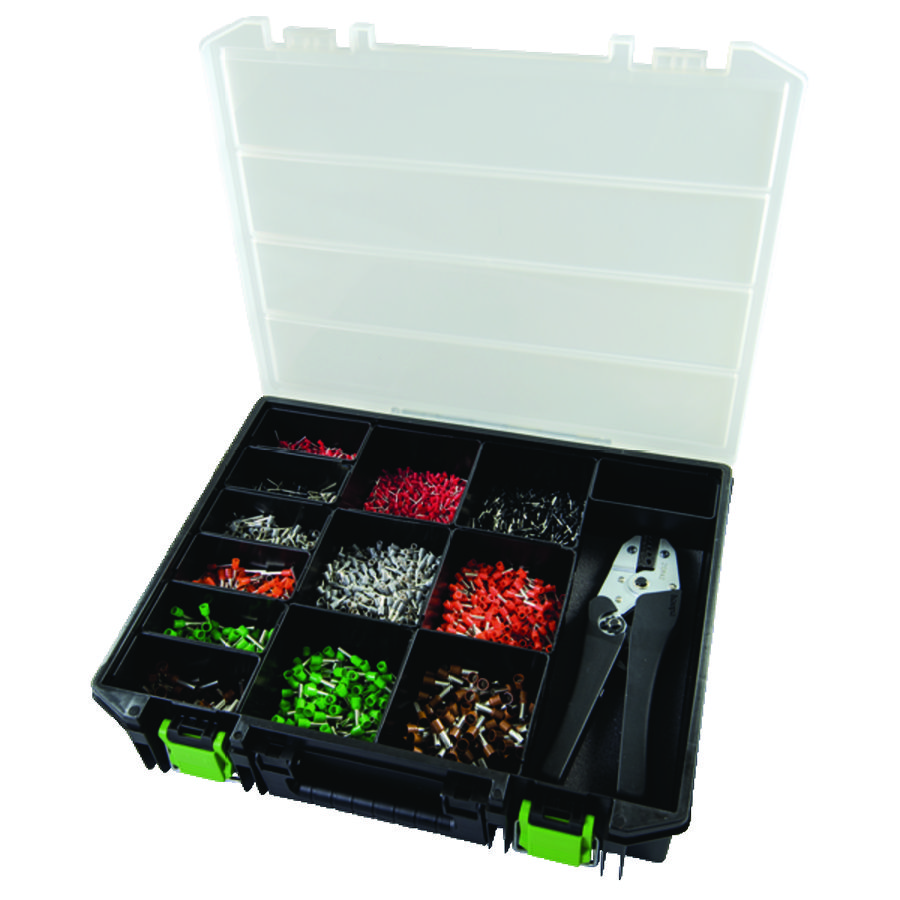 Assortimentdoos adereindhulzen kleurserie DIN I PVC Koffer