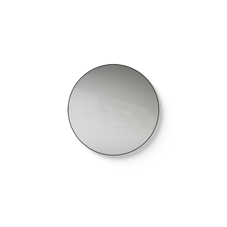 Spiegel Black Line Round Ø500mm mat zwart