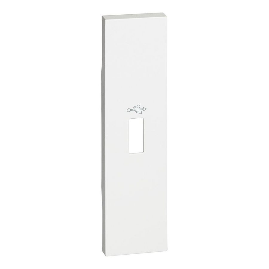 Sierplaat A/V USB connector wit LivingNow