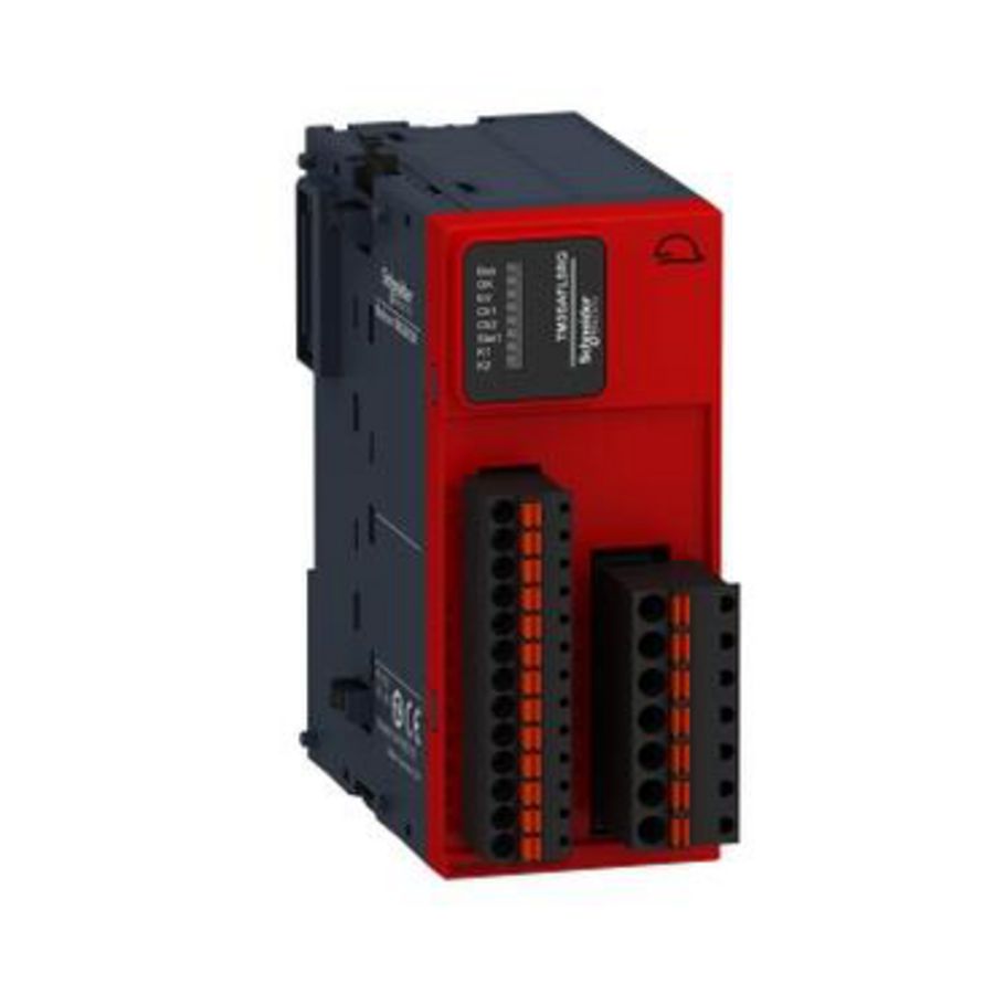 Veiligheidsmodule 2 functies CAT3 Veerklemmen Modicon TM3