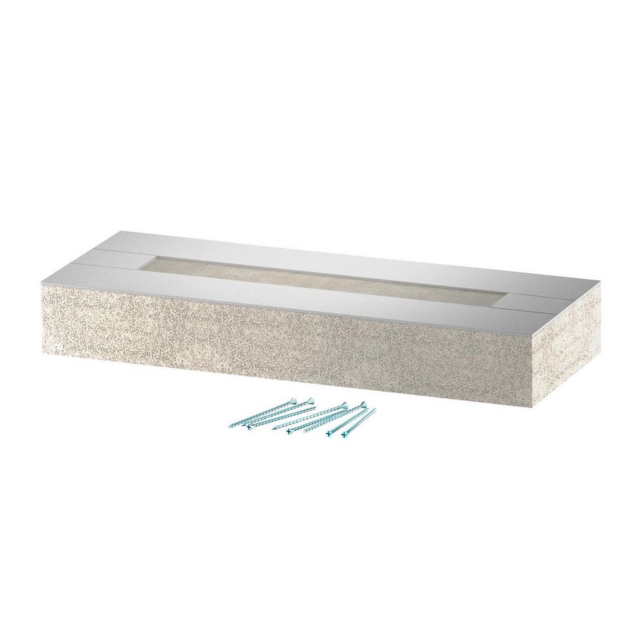 Eindstuk voor BSKD09-K0521 50x210 glasvezel grijs
