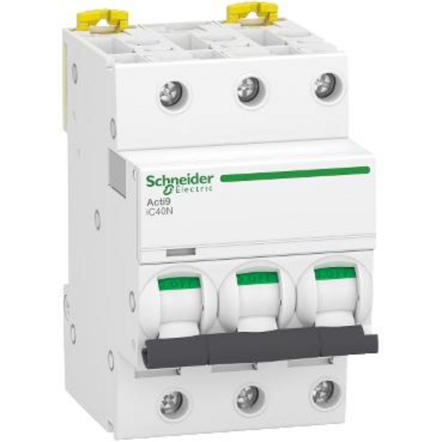 Installatieautomaat 3-polig 10A C-karakteristiek 6000 Acti9 iC40N