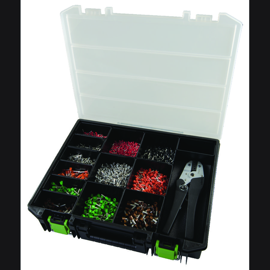 Assortimentdoos adereindhulzen kleurserie frans I PVC Koffer